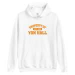 Load image into Gallery viewer, White/Orange Yon Hall Hoodie
