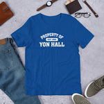 Load image into Gallery viewer, Blue/White Yon Hall T-Shirt
