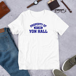 Load image into Gallery viewer, White/Blue Yon Hall T-Shirt
