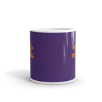 Load image into Gallery viewer, Blue With Orange Yon Hall Coffee Mug
