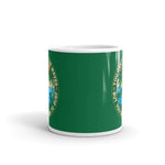 Load image into Gallery viewer, You Can&#39;t Stop the Waves But You Can Learn To Surf Coffee Mug - Green
