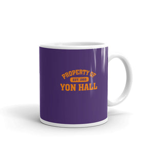 Blue With Orange Yon Hall Coffee Mug