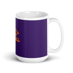 Load image into Gallery viewer, Blue With Orange Yon Hall Coffee Mug
